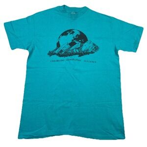 Vintage Colorado Geographic Alliance T-Shirt Teal Men's Large